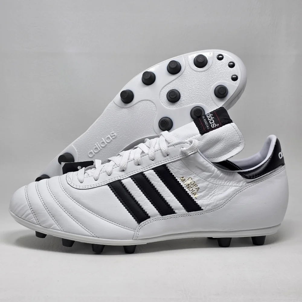 Adidas Copa Mundial Men’s Leather Soccer Cleats White Black Size 13 ID4050 New